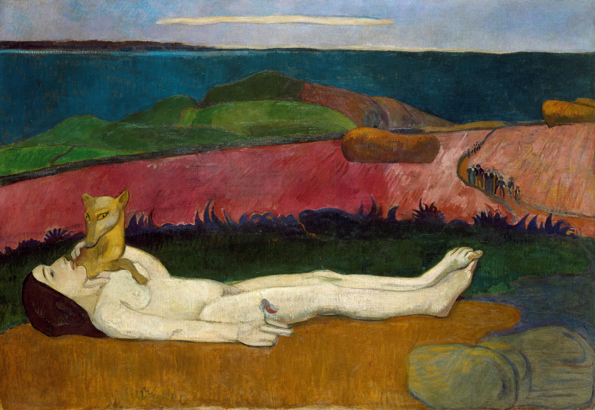 Reproduction du tableau « La Perte du pucelage - Paul Gauguin » par Alpha Reproduction en peinture à l’huile