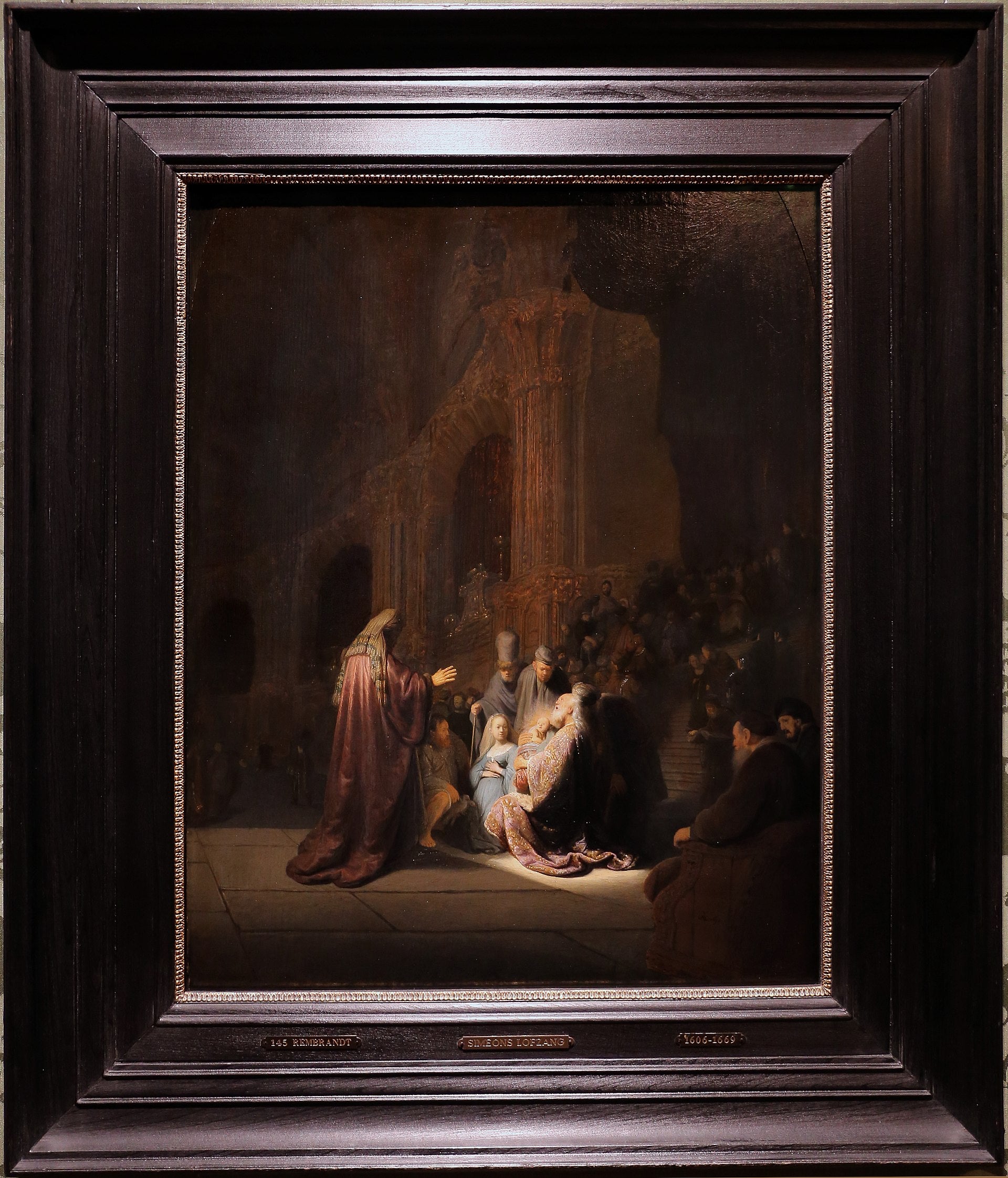 Siméonin rukous - Rembrandt