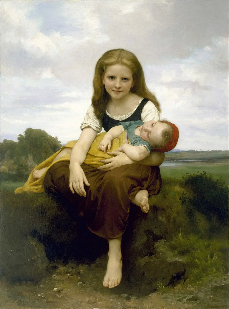 Vanhempi sisar - Bouguereau