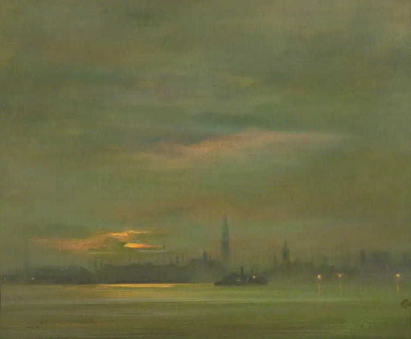 Thames, illalla - James Abbott McNeill Whistler