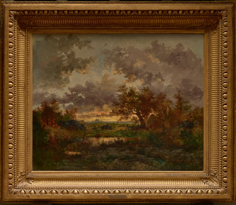 La cabane du charbonnier - Théodore Rousseau