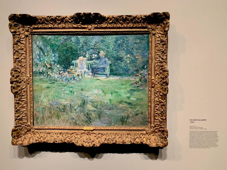 Oppitunti puutarhassa - Berthe Morisot