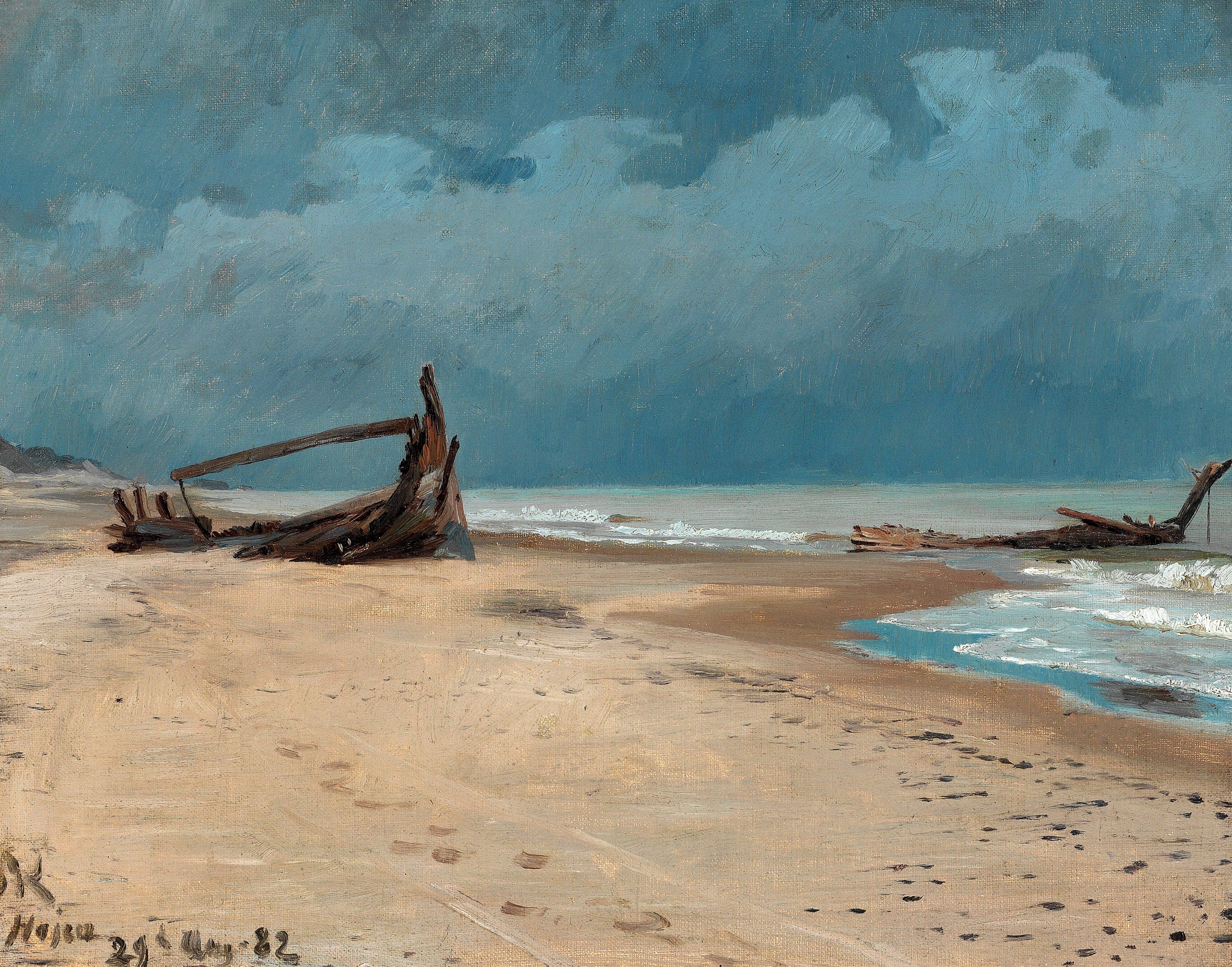 Højenin ranta. - Peder Severin Krøyer