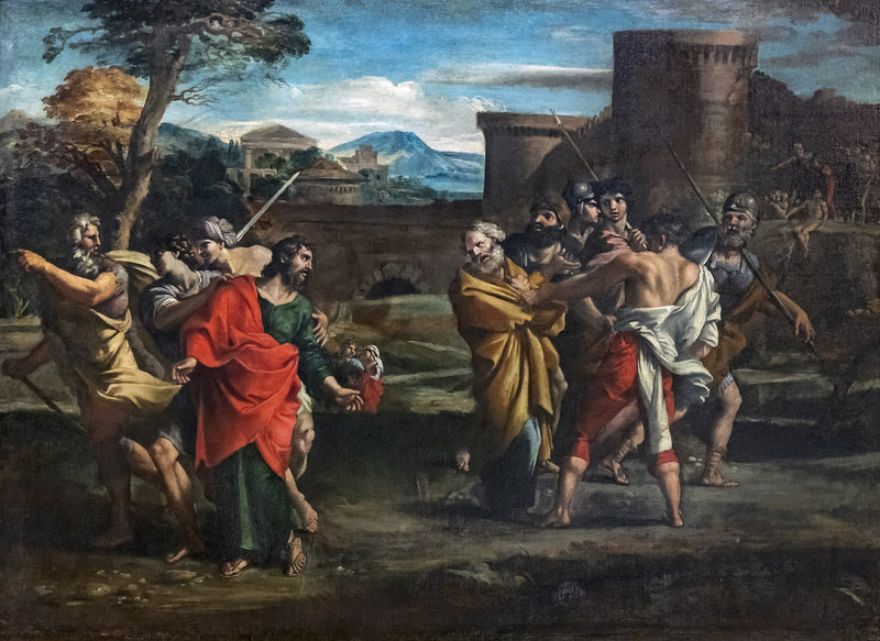 Pyhän Pietarin ja Pyhän Paavalin erottaminen - Giovanni Lanfranco