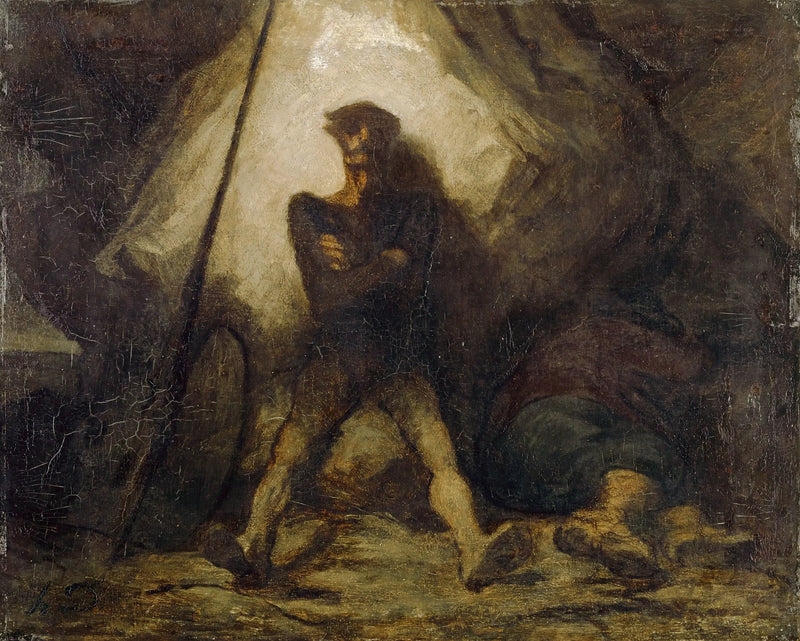 Don Quijoten edellisenä päivänä - Honoré Daumier