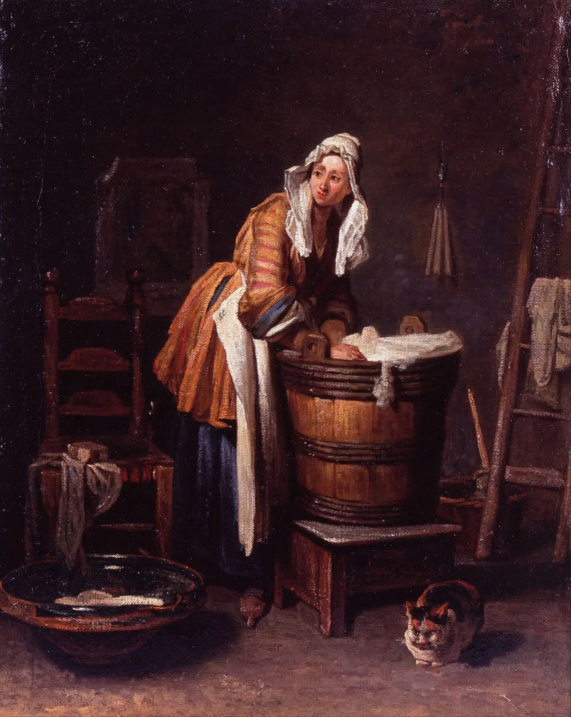 Pyykinpesukone - Jean Siméon Chardin