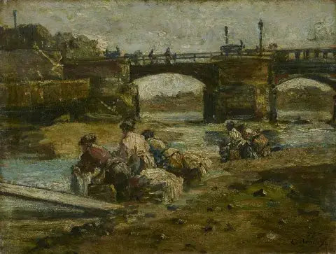 Pesukoneet - Eugène Boudin