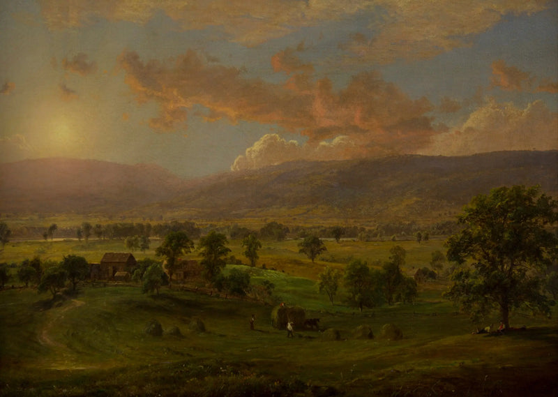 Vanha maatila, Wyomingin laakso - Jasper Francis Cropsey