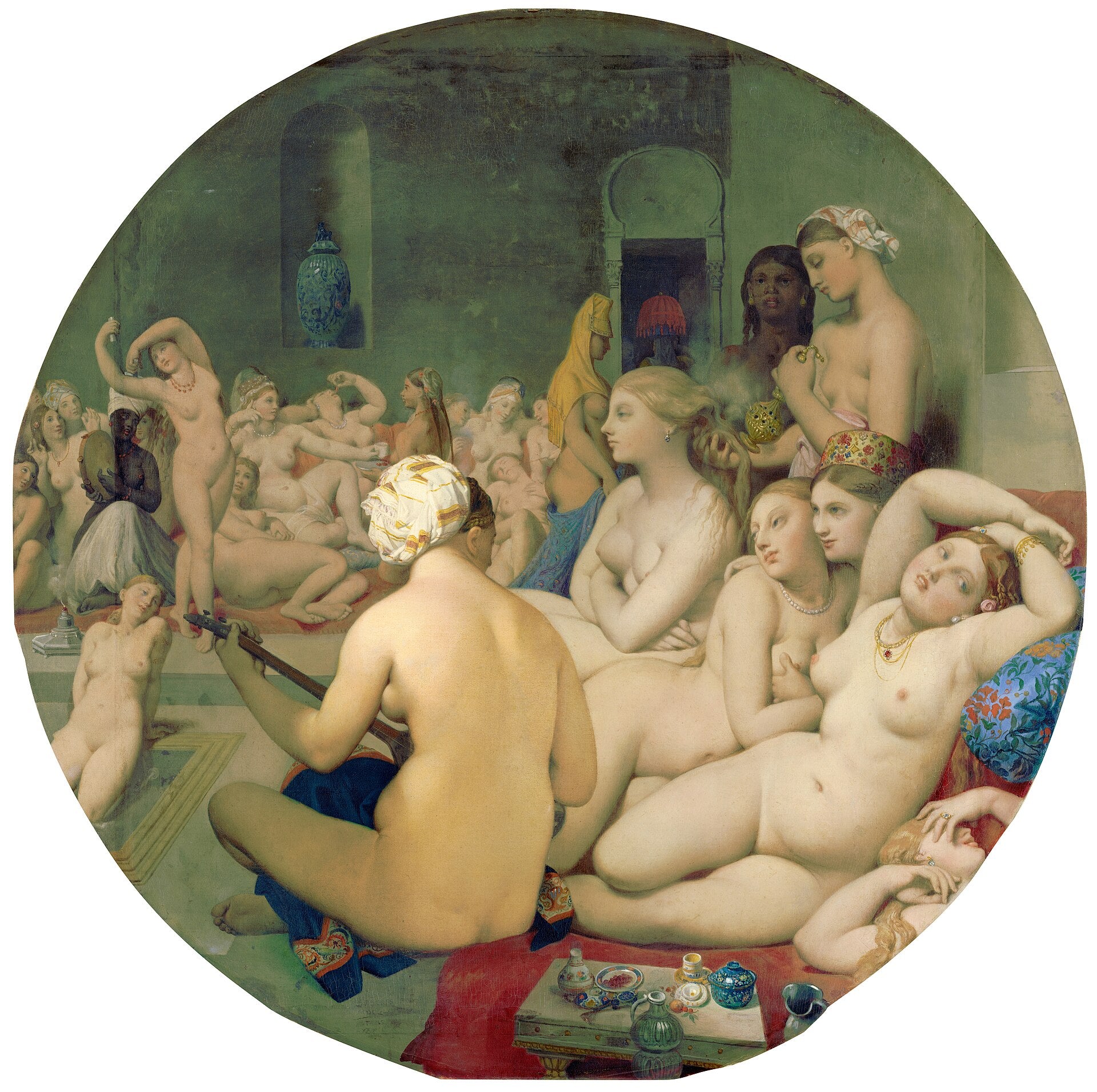Turkkilainen kylpy - Jean-Auguste-Dominique Ingres