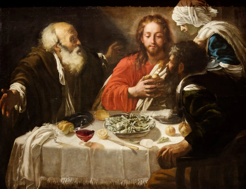 Kristus ja opetuslapset Emauksessa - Caravaggio