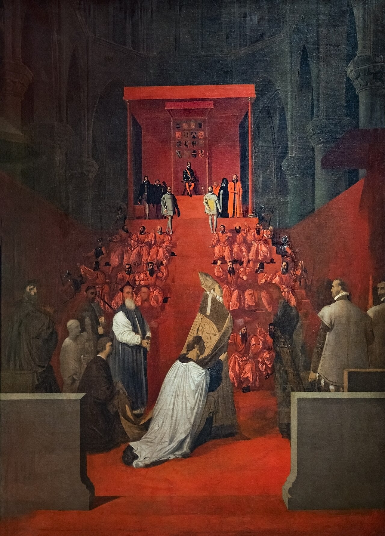 Alankomaiden herttua Sainte-Gudulessa Brysselissä - Jean-Auguste-Dominique Ingres