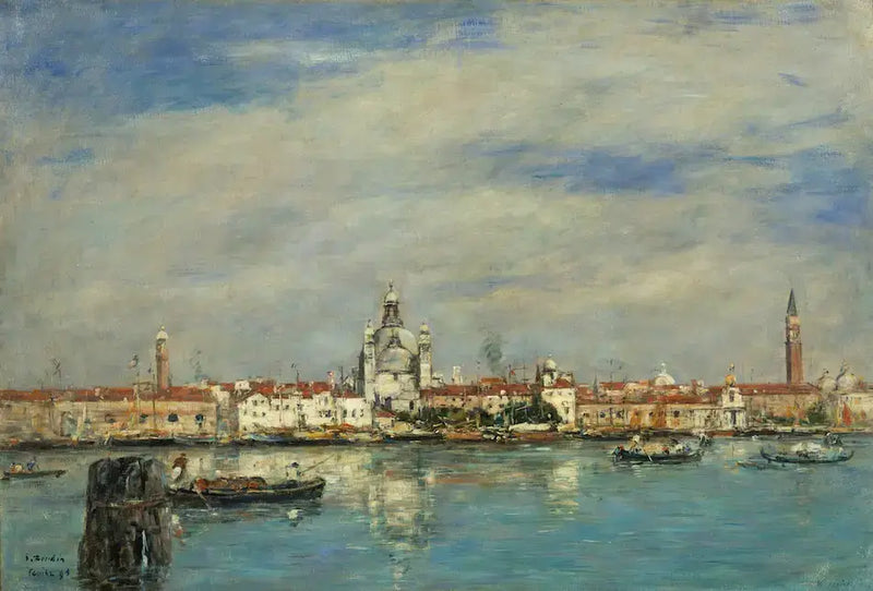 Suuri kanava, Venetsia - Eugène Boudin