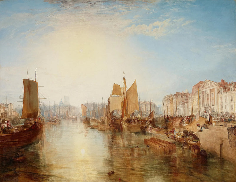 Dieppen satama - J. M. W. Turner