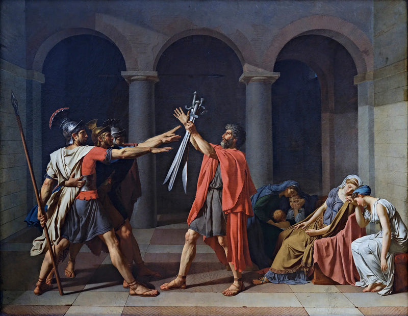 Horatius-vannominen - Jacques-Louis David