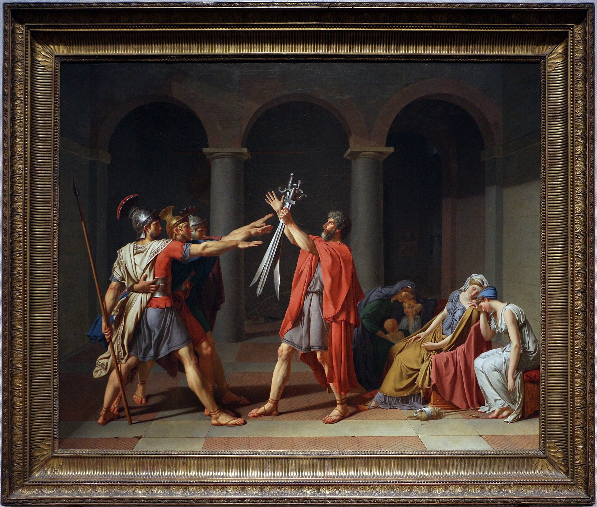 Horatius-vannominen - Jacques-Louis David