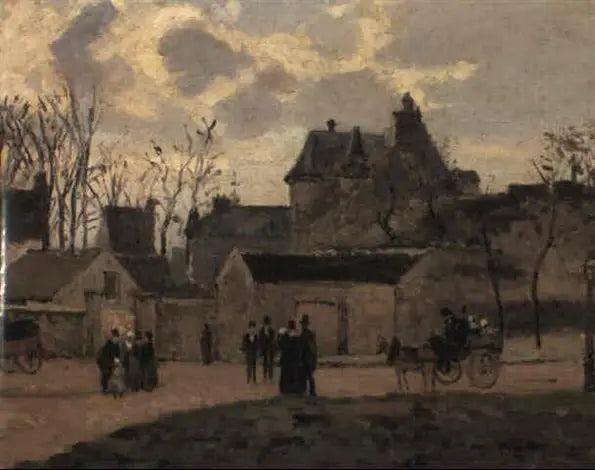 Pontoisen tuomioistuin, Saint-Louis'n aukio - Camille Pissarro