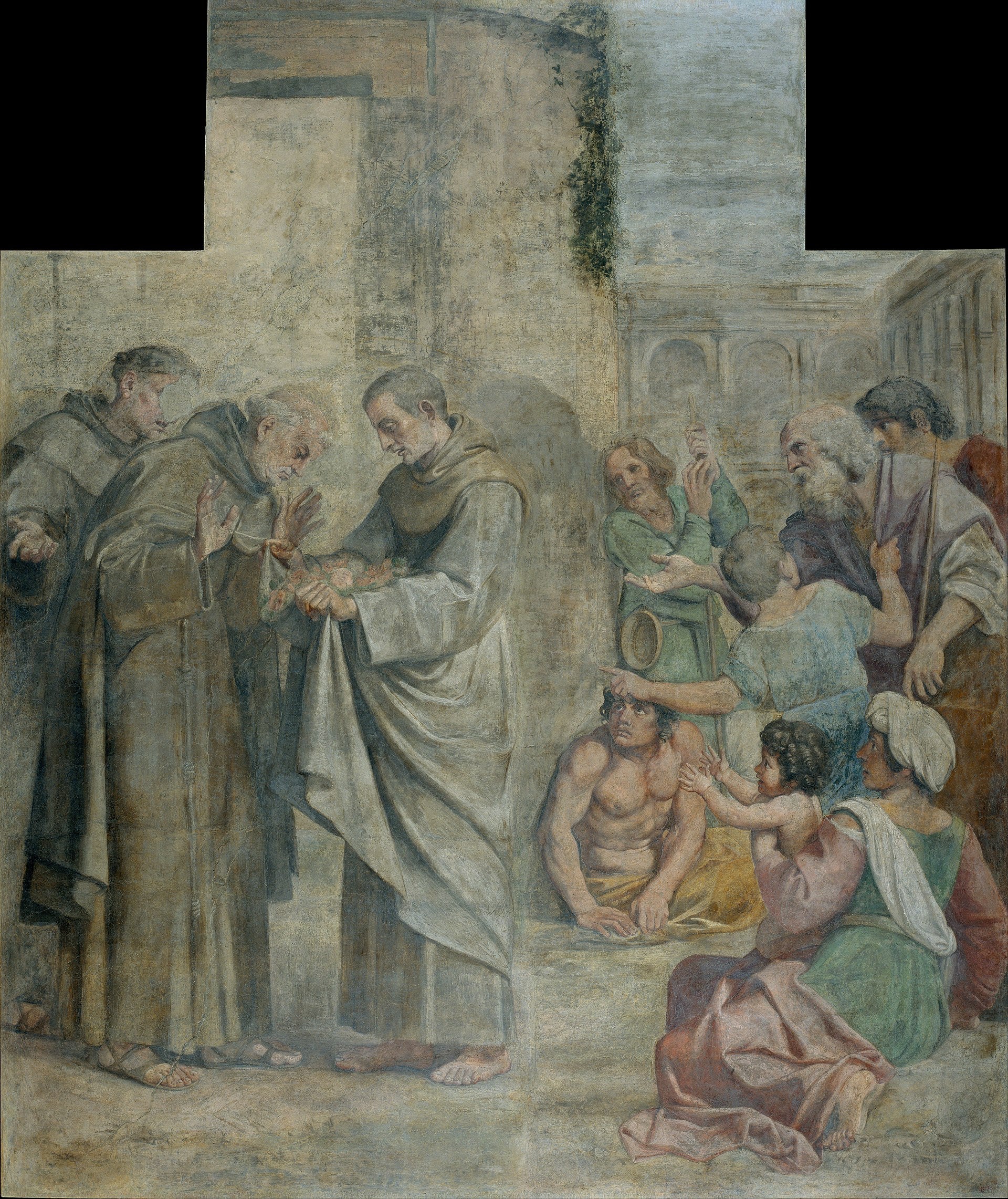 Le miracle des roses - Annibale Carracci