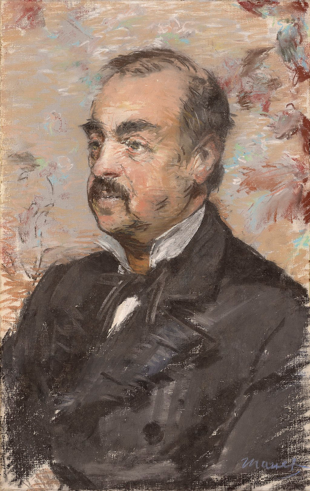Reproduction du tableau « Le peintre animalier La Rochenoire - Édouard Manet » par Alpha Reproduction en peinture à l’huile