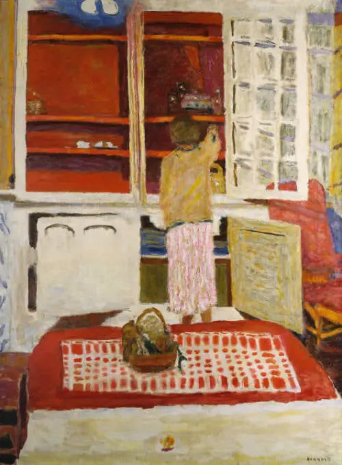 Valkoinen kaappi - Pierre Bonnard