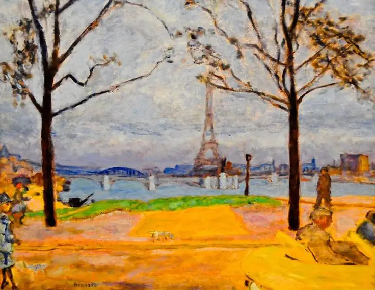 Grenellen silta ja Eiffel-torni - Pierre Bonnard