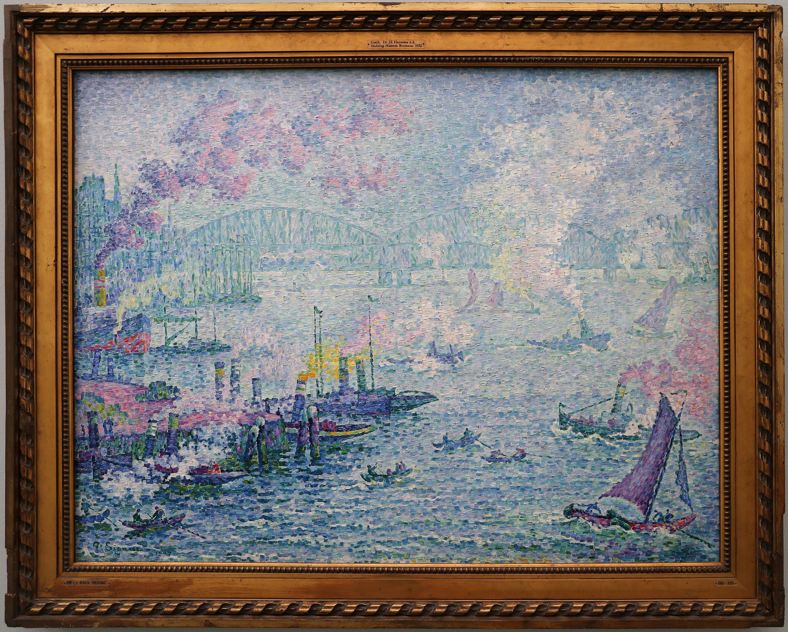 Rotterdamin satama - Paul Signac