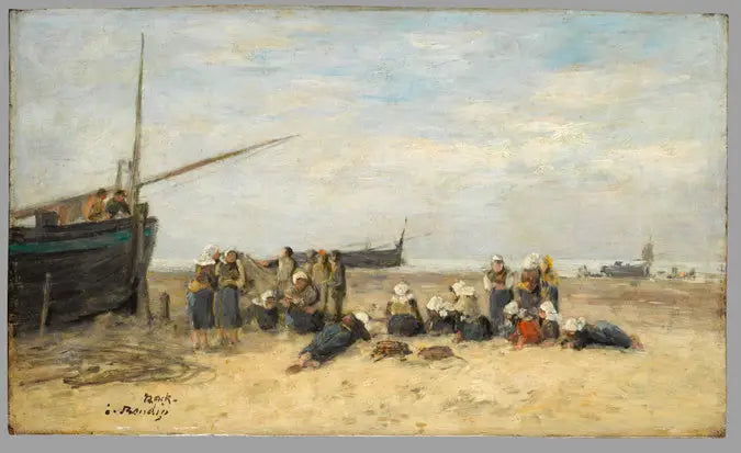 Berckiläiset - Eugène Boudin