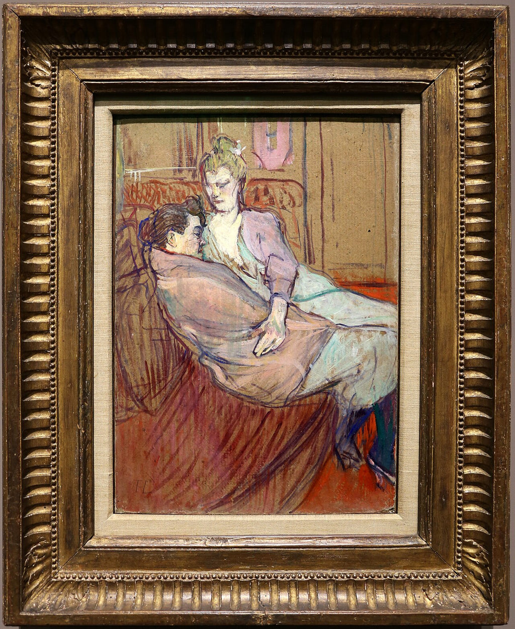 Kaksi ystävää - Henri de Toulouse-Lautrec