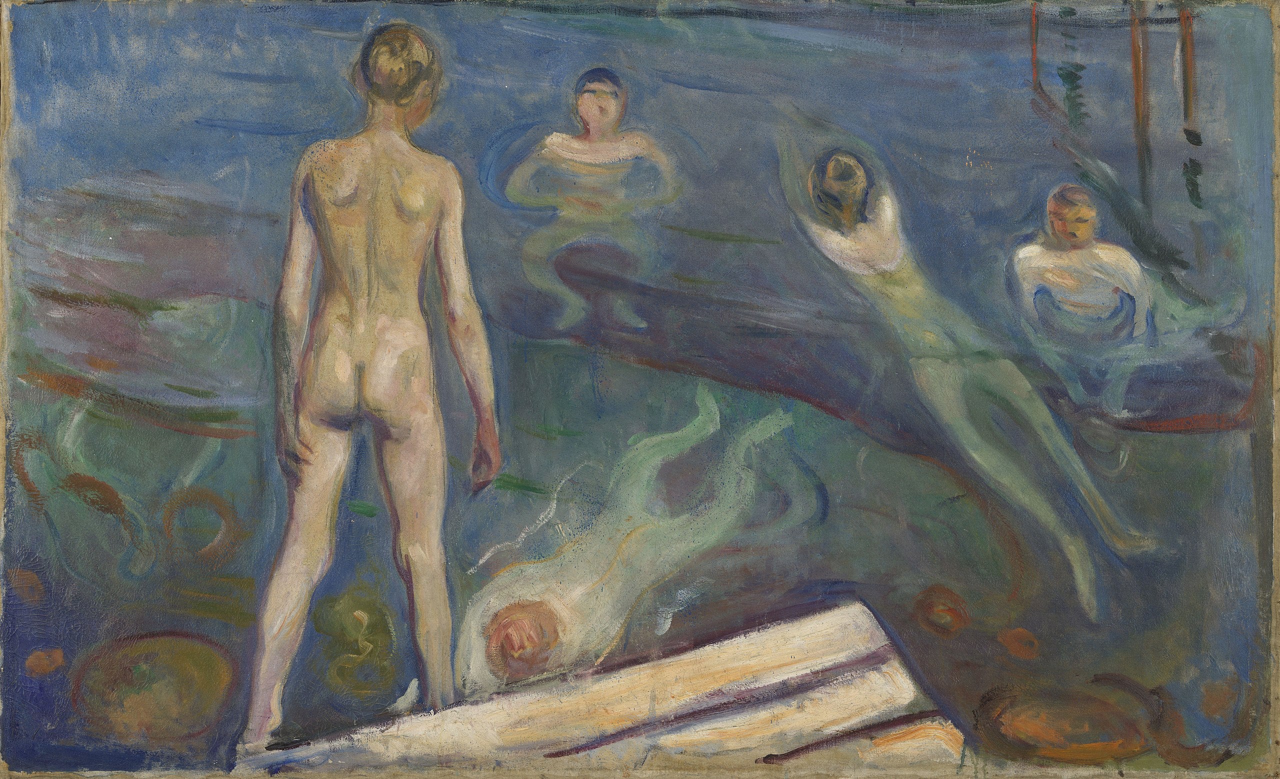 Poikien uiminen - Edvard Munch