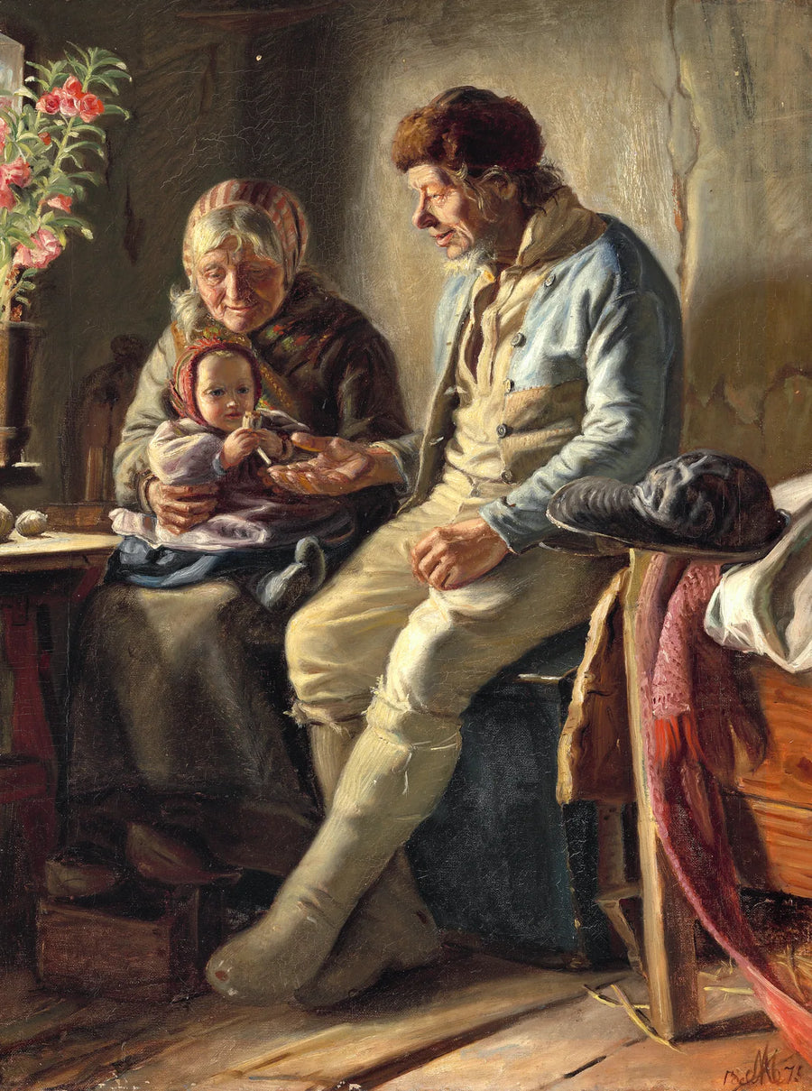 Isovanhemmat. -Michael Peter Ancher