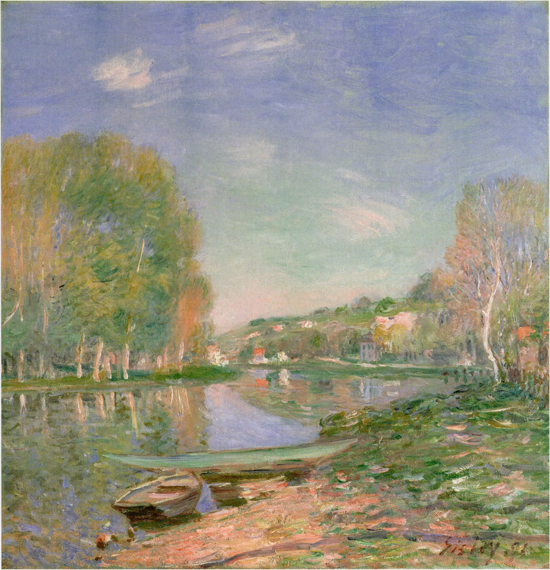 Loingin rannat, aamu - Alfred Sisley