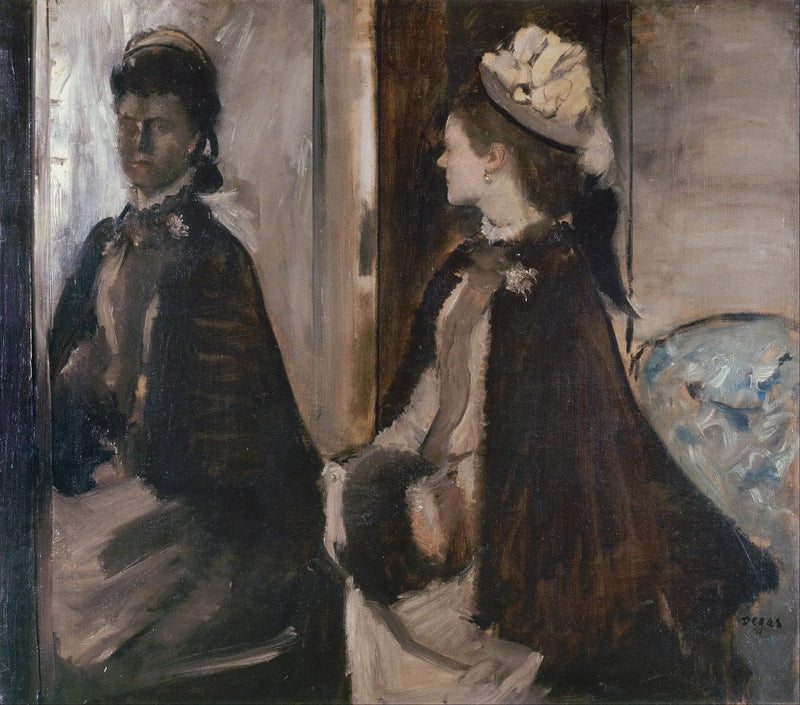 Madame Jeantaud peilin edessä - Edgar Degas