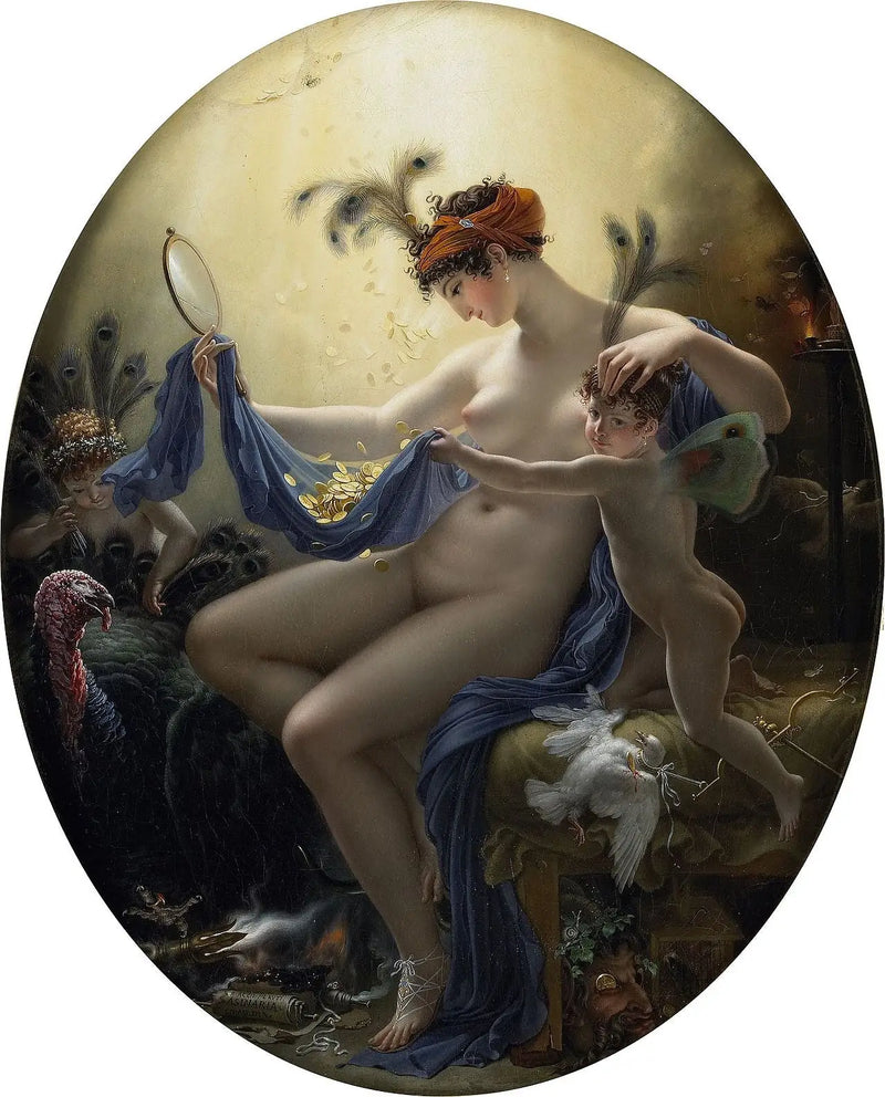Mademoiselle Lange ja Danaé - Anne-Louis Girodet