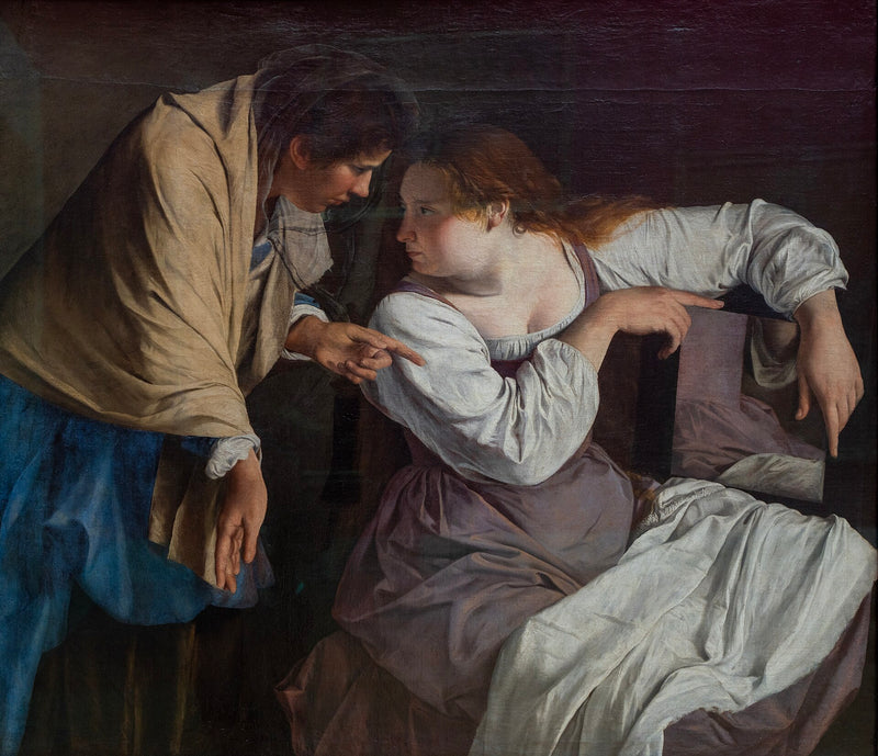 Marthe moittimassa sisartaan Mariea - Orazio Gentileschi