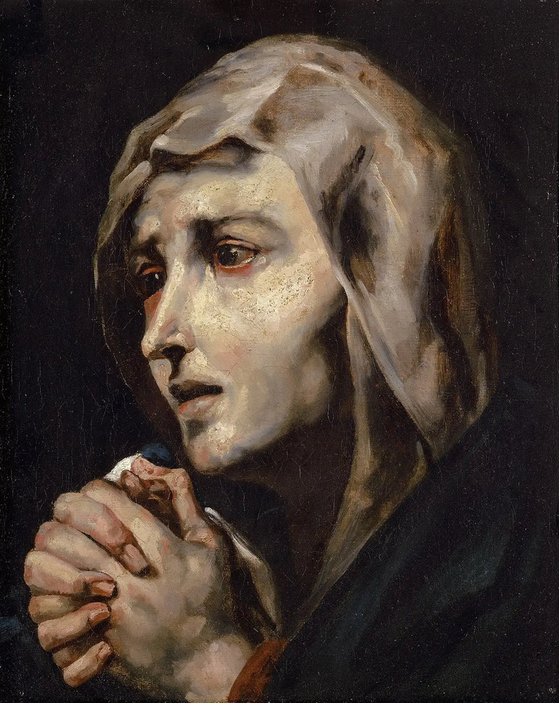 Mater dolorosa, kopio Ribera - Théodore Géricaultin mukaan