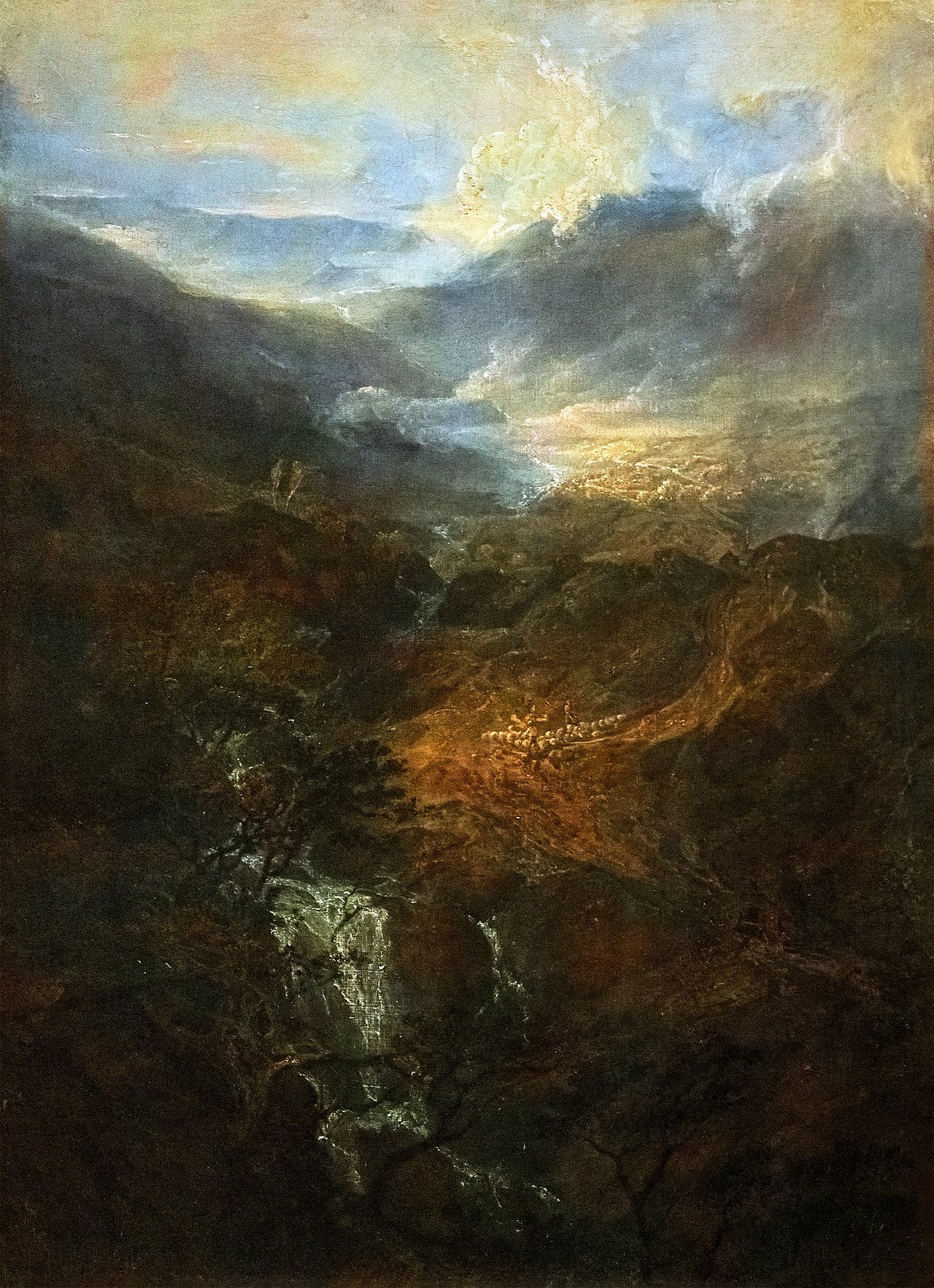 Aamu Coniston Fellsissä, Cumberland - J. M. W. Turner