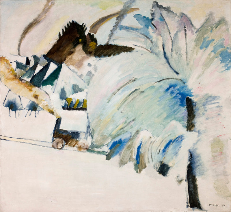 Murnau avec locomotive - Vassily Kandinsky
