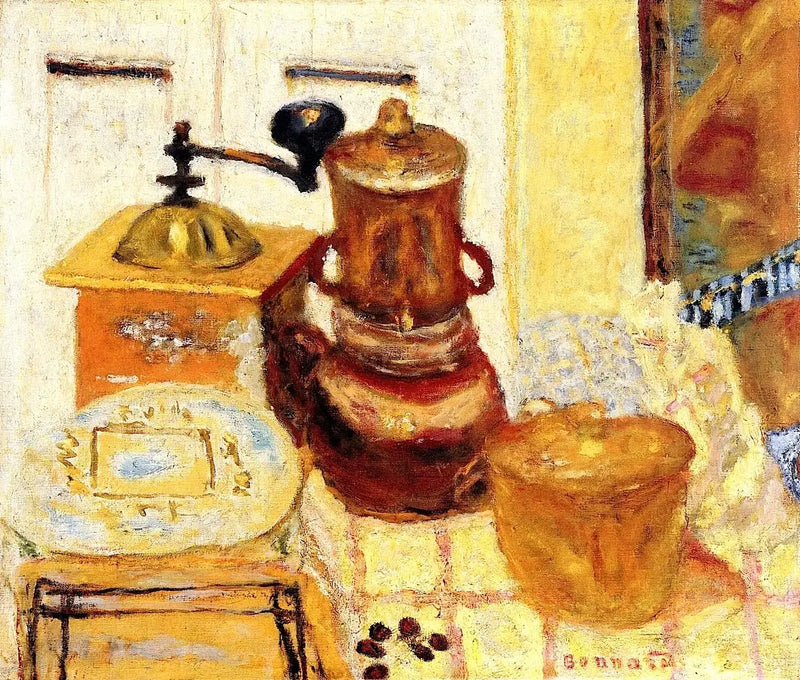 Still life: coffee mill - Pierre Bonnard