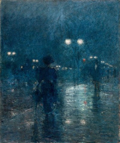 Nocturne de la Cinquième Avenue - Childe Hassam - Alpha Reproduction