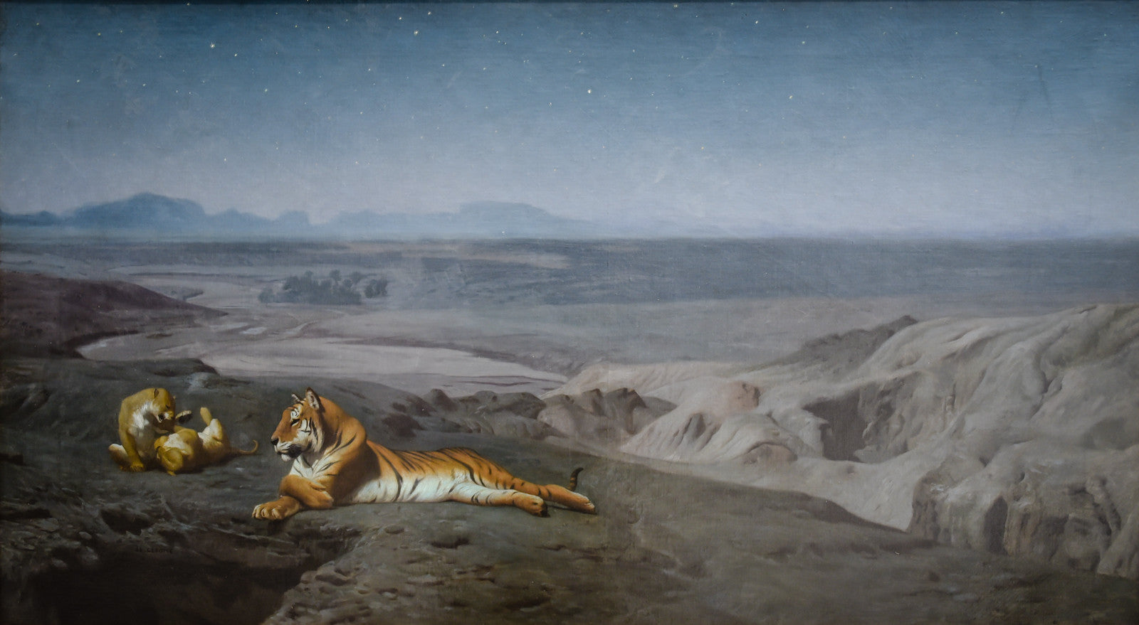 Yö autiomaassa - Jean-Léon Gérôme
