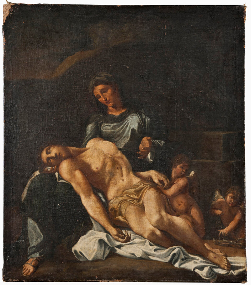 Uudelleen muokattu NM 7172:een asti. Pietà - Annibale Carracci