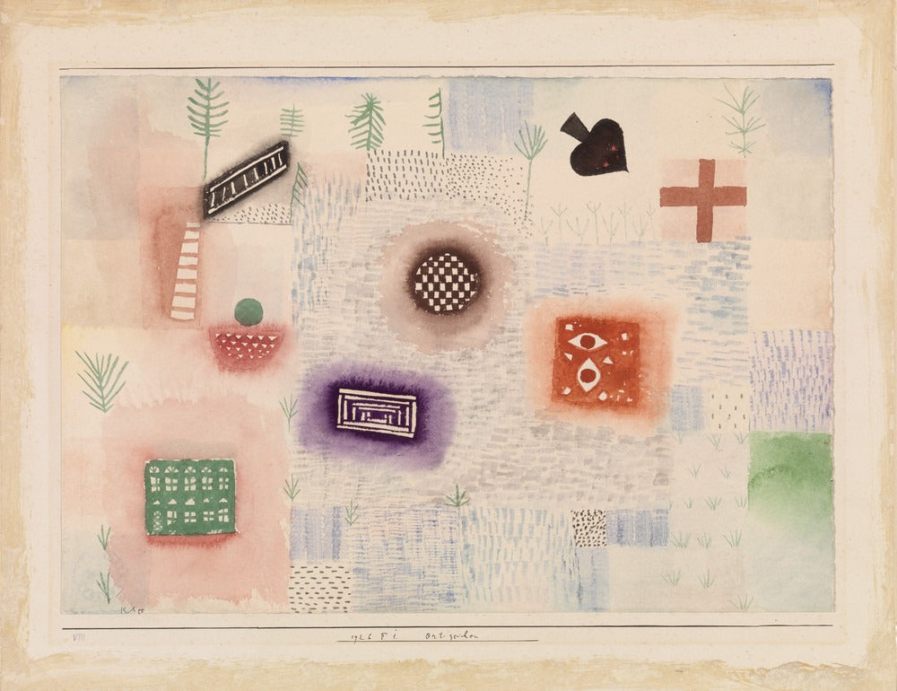 Paikannuspaneelit (Ort-Zeichen) - Paul Klee