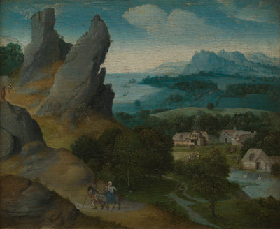 Paysage avec la fuite en Égypte - Joachim Patinier