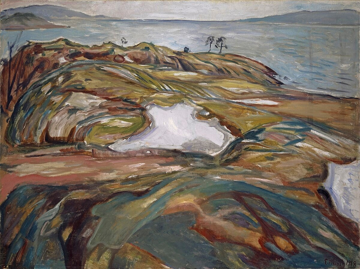 Rannikkonäkymä - Edvard Munch