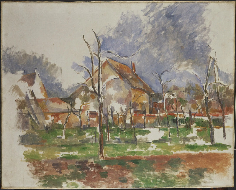 Talvimaisema (Giverny) - Paul Cézanne