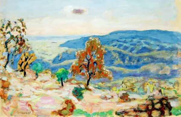 Vuoristomaisema - Pierre Bonnard