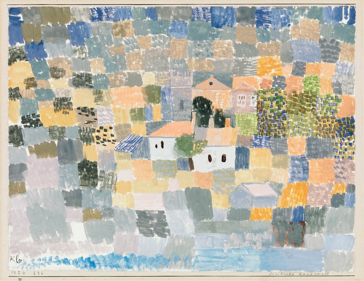 Sicilian maisema (Sicilische Landschaft) - Paul Klee