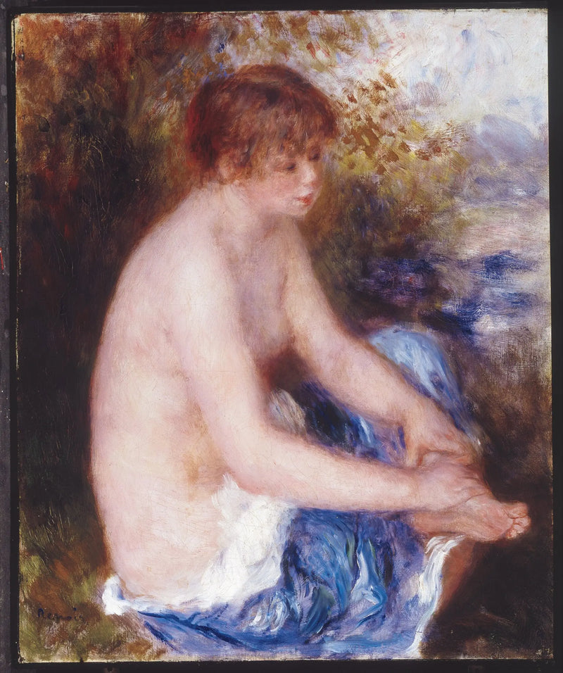 Pieni sininen alaston - Pierre-Auguste Renoir