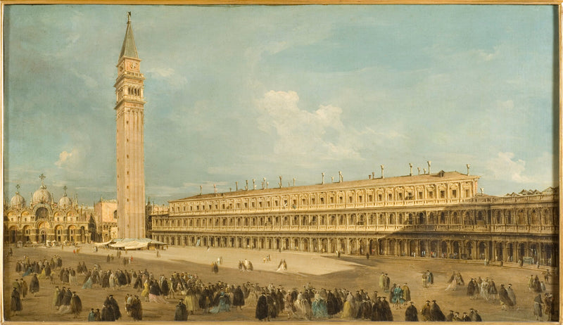 Venetsian Saint-Marcin aukio - Francesco Guardi