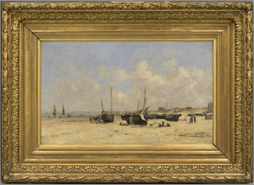 Berckin ranta matalassa vedessä - Eugène Boudin