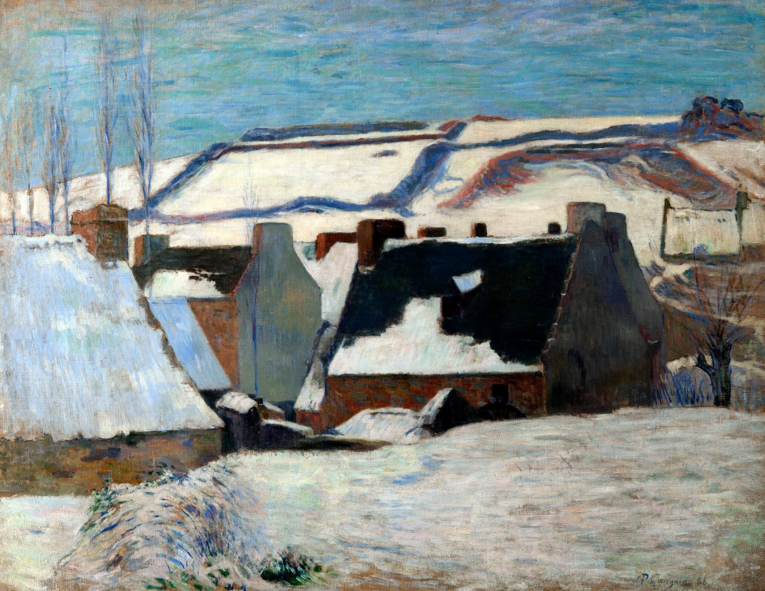 Pont-Aven lumessa - Paul Gauguin